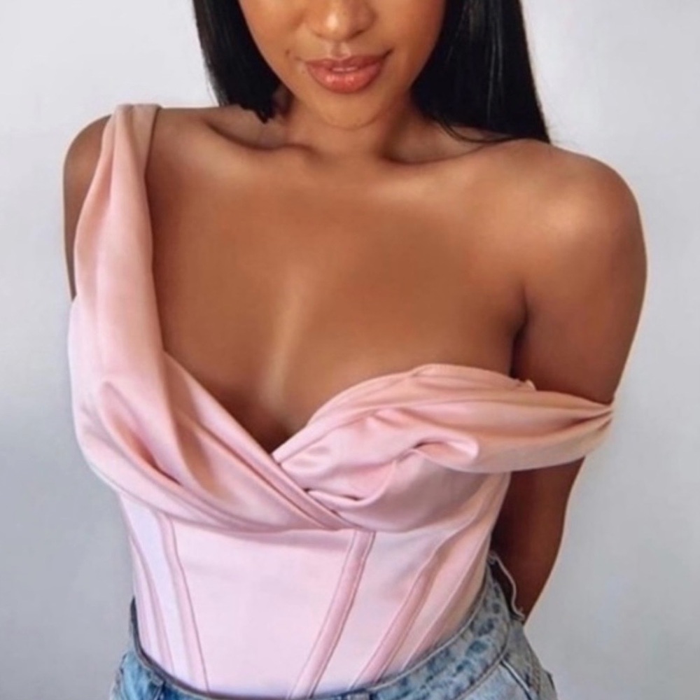 House of CB Satin Corset top (XS)